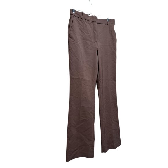 Aritzia Publish Trousers Pants Womens 8 Brown High Rise Bootcut Tailored Office - Picture 15 of 16